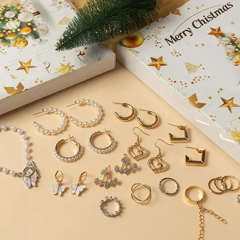 JewelReveal - Schmuck-Adventskalender 2026 mit Halsketten und Ringen
