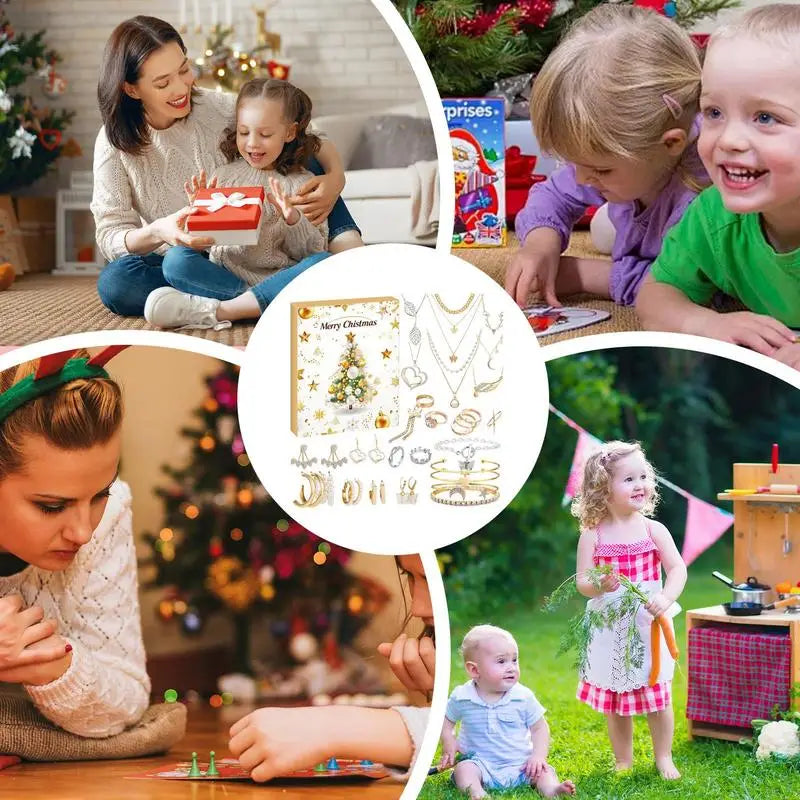 JewelReveal - Schmuck-Adventskalender 2026 mit Halsketten und Ringen
