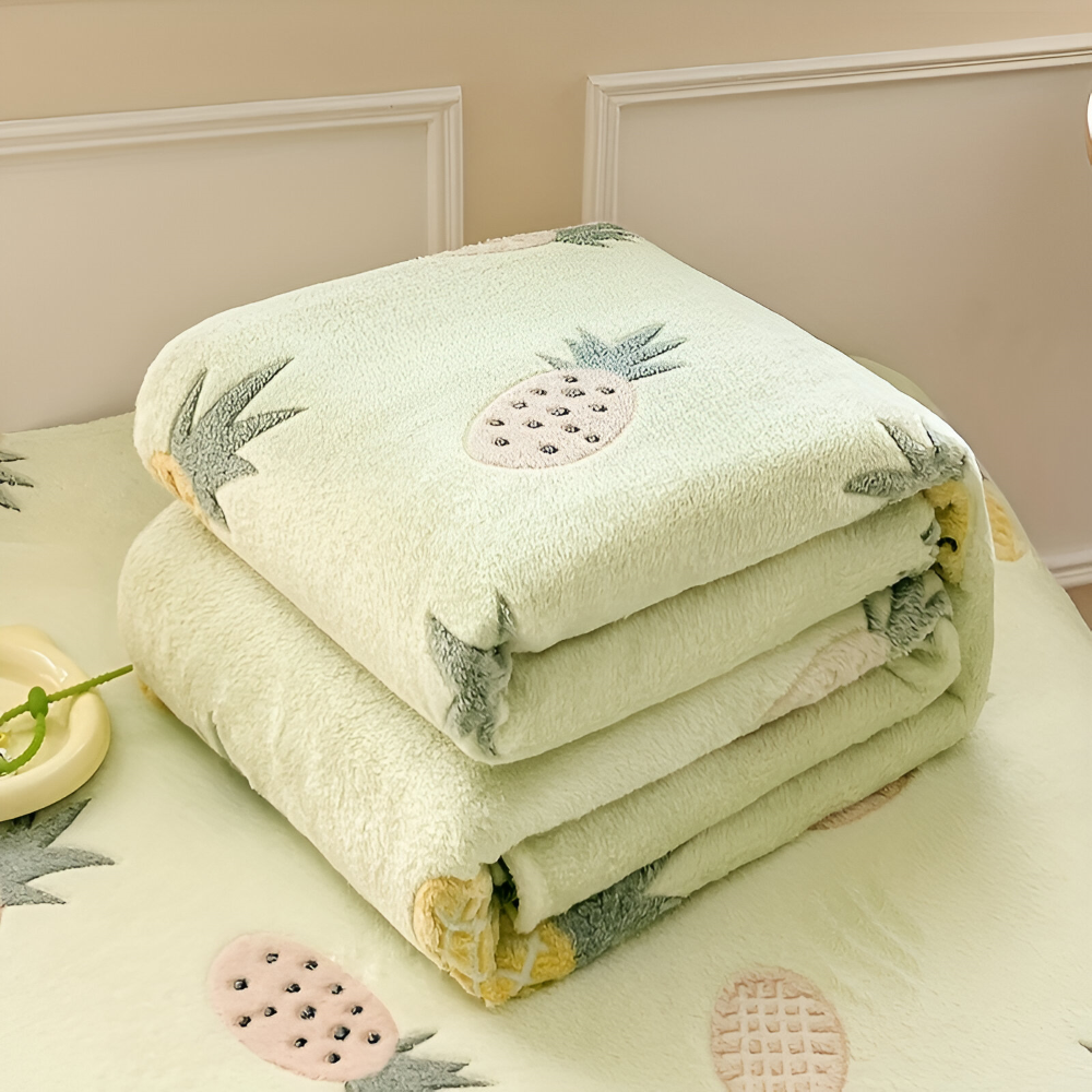 All-Season Coral Fleece Kusheldecke - Weiche, Maschinenwaschbare Decke für Zuhause, Büro und als Geschenk