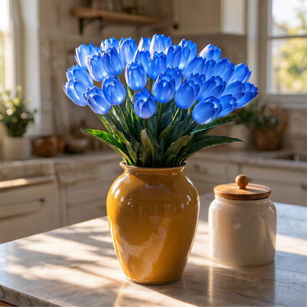 Tulipora – Tulpenförmige LED-Lampe mit 15 Lichtern