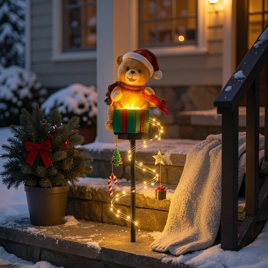 Solarglow - Solar-Weihnachtsdekoration mit LED-Licht für den Außenbereich