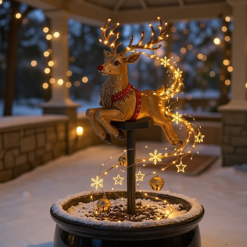 Solarglow - Solar-Weihnachtsdekoration mit LED-Licht für den Außenbereich