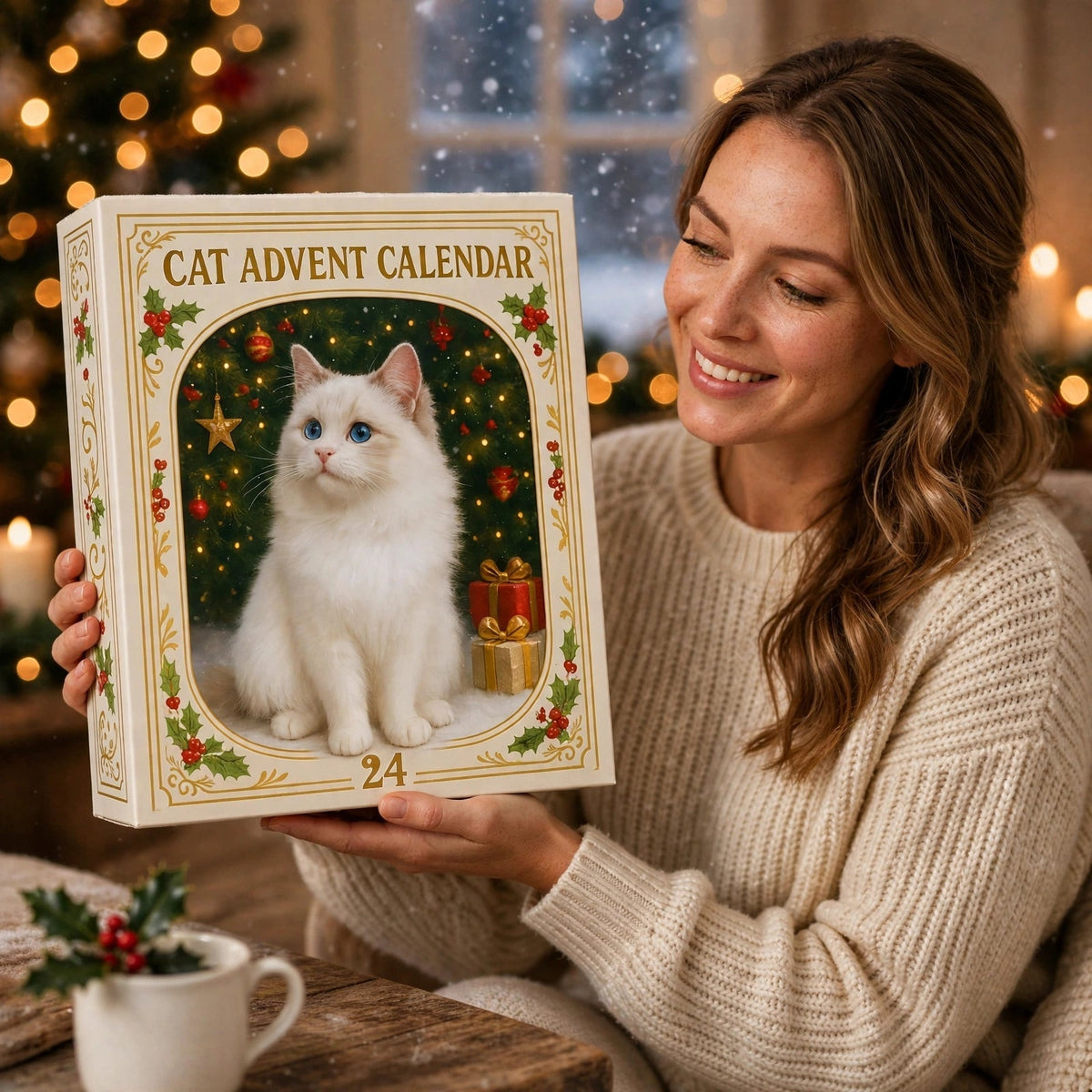Catmas – Katzen-Adventskalender mit 24 Fächern