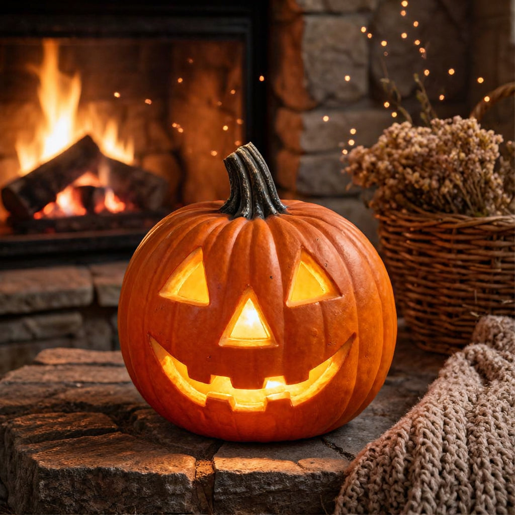 PumpLume – Dekorativer Kürbis mit LED-Licht für Halloween