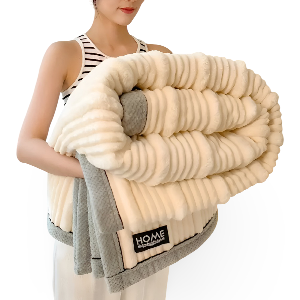 ArtisStriped Plaid - Langlebige, Warme und Stilvolle Vintage Knit Fleecedecke