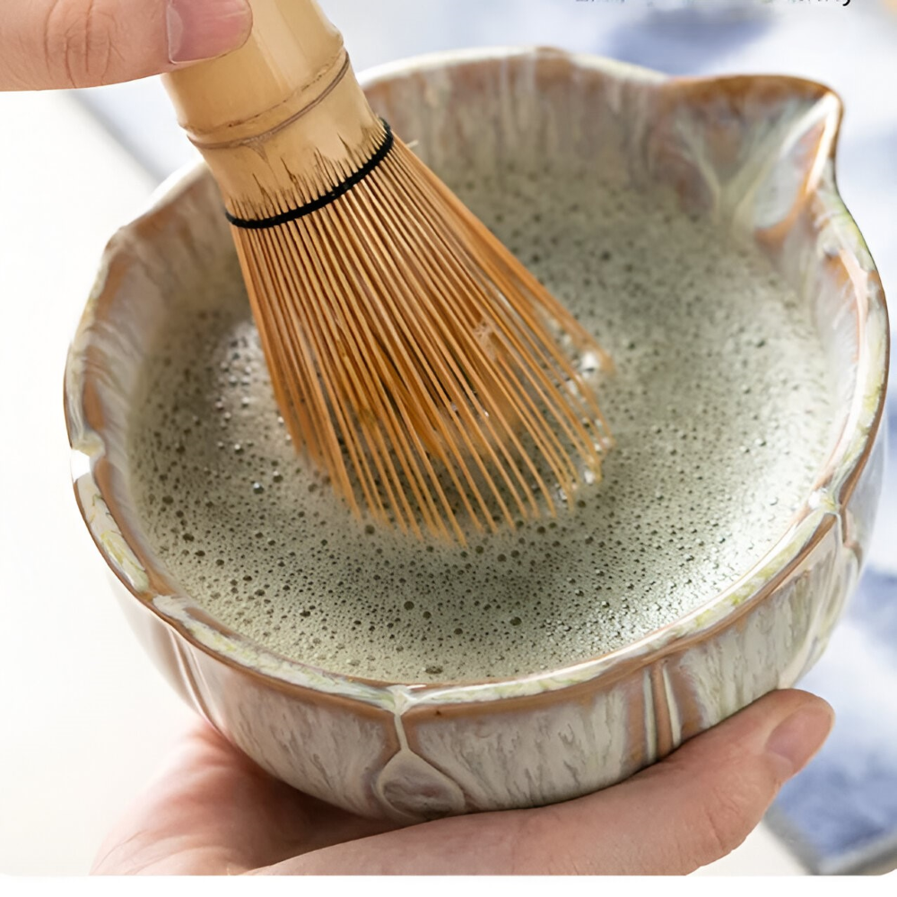 Matcha - Set 8-teilig mit Keramikschale 550 ml