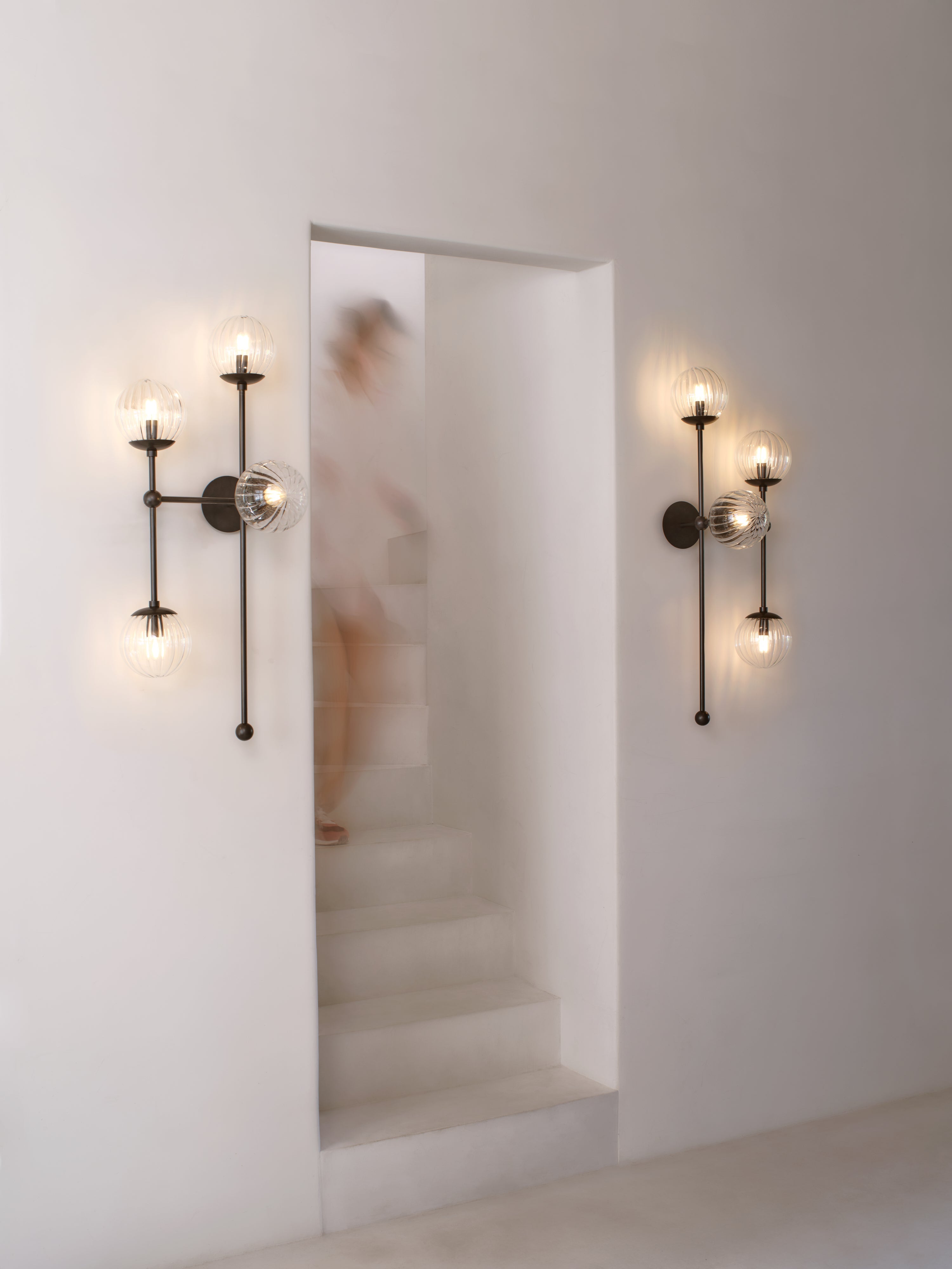 Metall/Glas - Deckenleuchte, Metall/Glas, 352 mm Länge