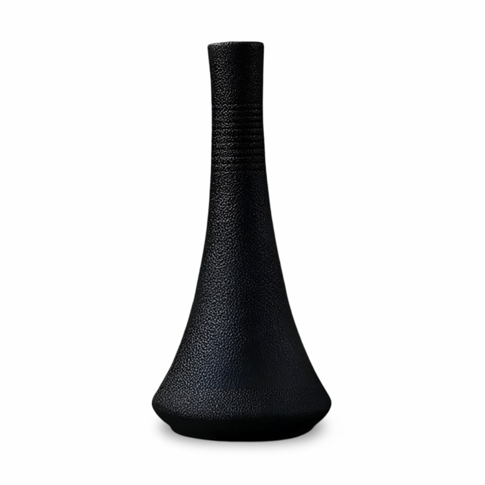 BlackCraft Vase - Ästhetisch Texturierte Keramikvasen für Blumen