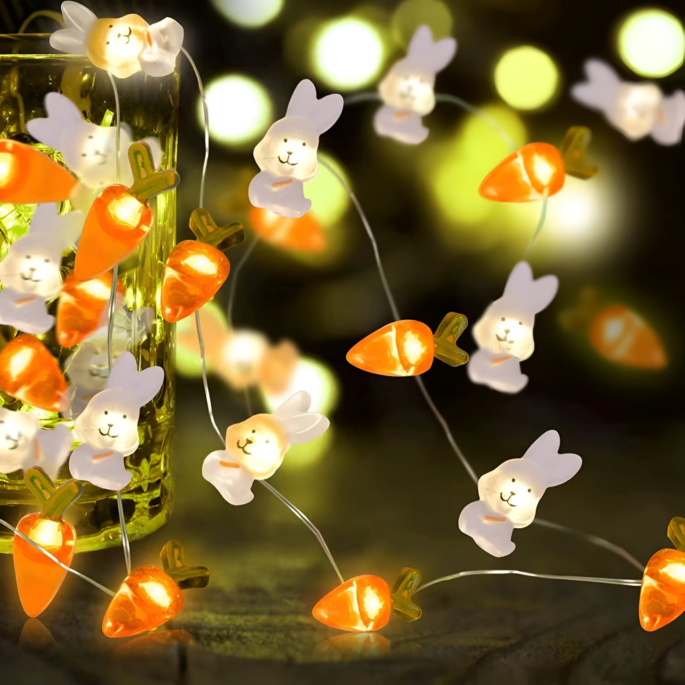 Blinky - Osterlicht - Osterdeko LED Lichterkette 200 cm mit