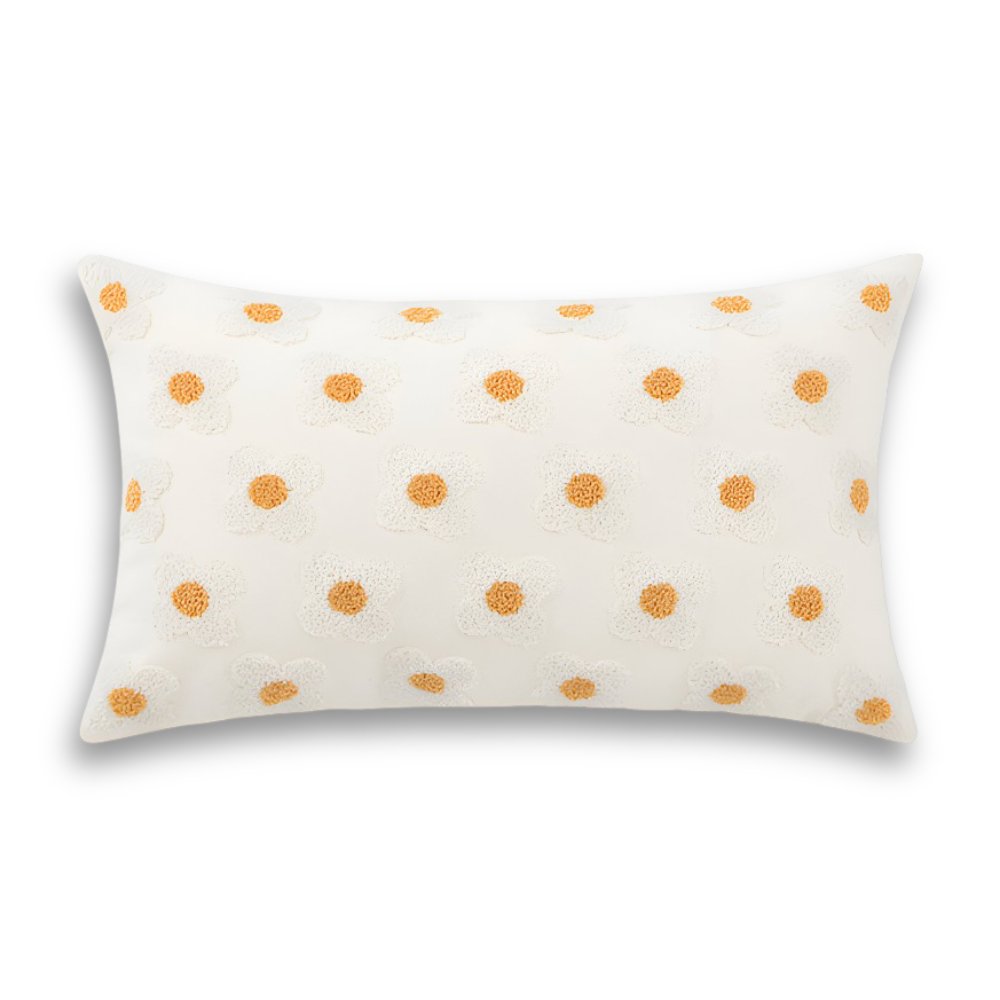 Blooma Sofakissen - Bestickte Quadratische & Rechteckige Blumenkissenhüllen