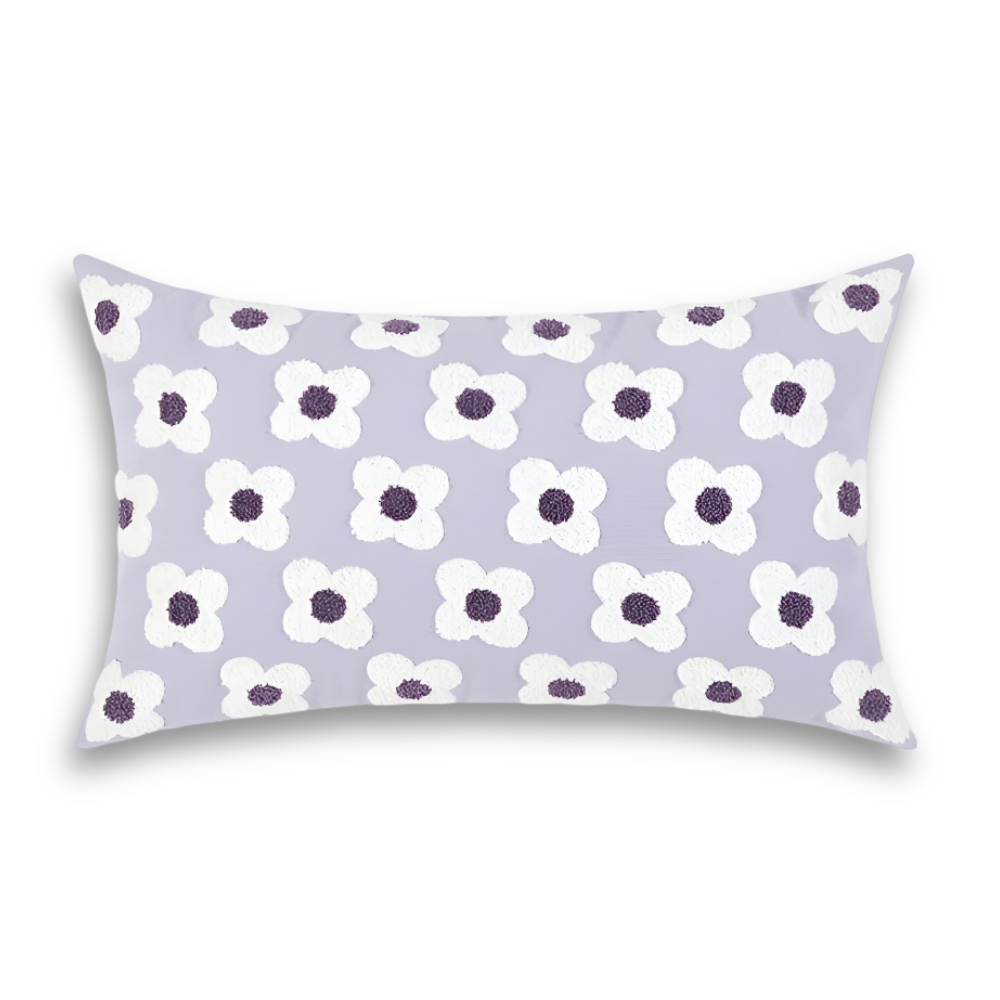 Blooma Sofakissen - Bestickte Quadratische & Rechteckige Blumenkissenhüllen