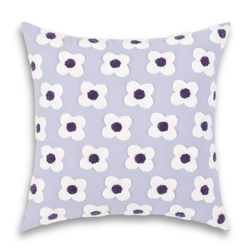 Blooma Sofakissen - Bestickte Quadratische & Rechteckige Blumenkissenhüllen