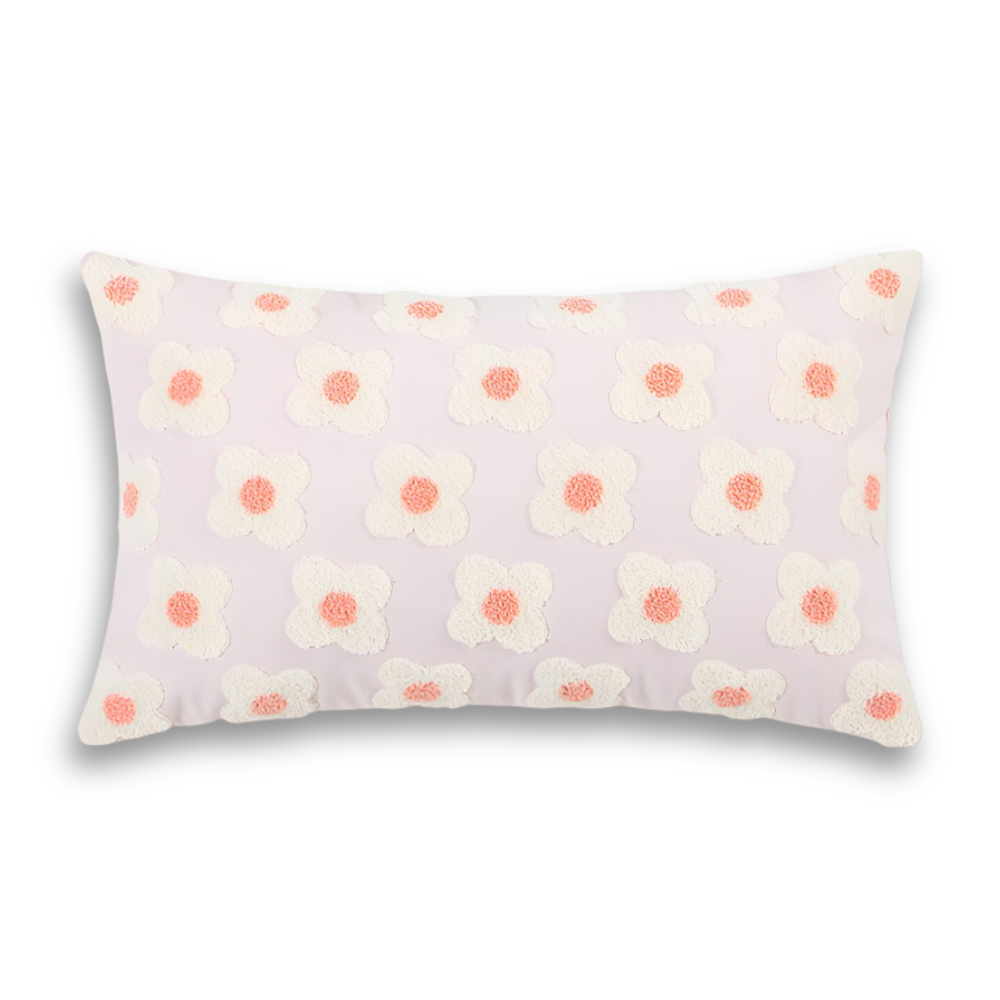 Blooma Sofakissen - Bestickte Quadratische & Rechteckige Blumenkissenhüllen