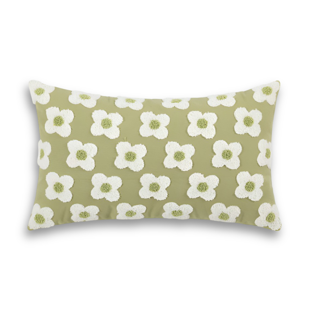 Blooma Sofakissen - Bestickte Quadratische & Rechteckige Blumenkissenhüllen