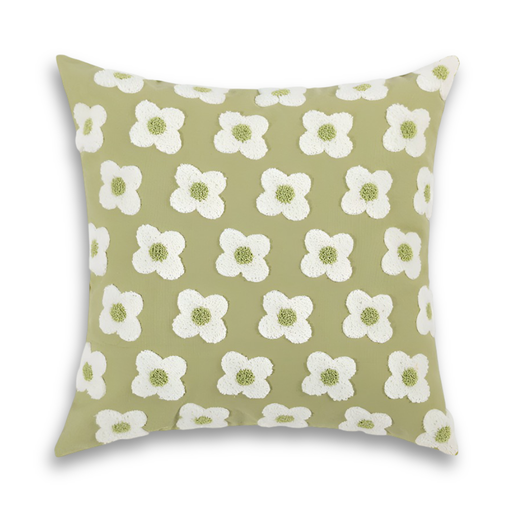 Blooma Sofakissen - Bestickte Quadratische & Rechteckige Blumenkissenhüllen