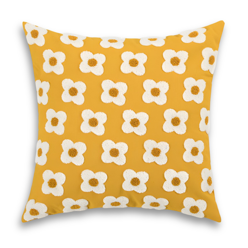 Blooma Sofakissen - Bestickte Quadratische & Rechteckige Blumenkissenhüllen