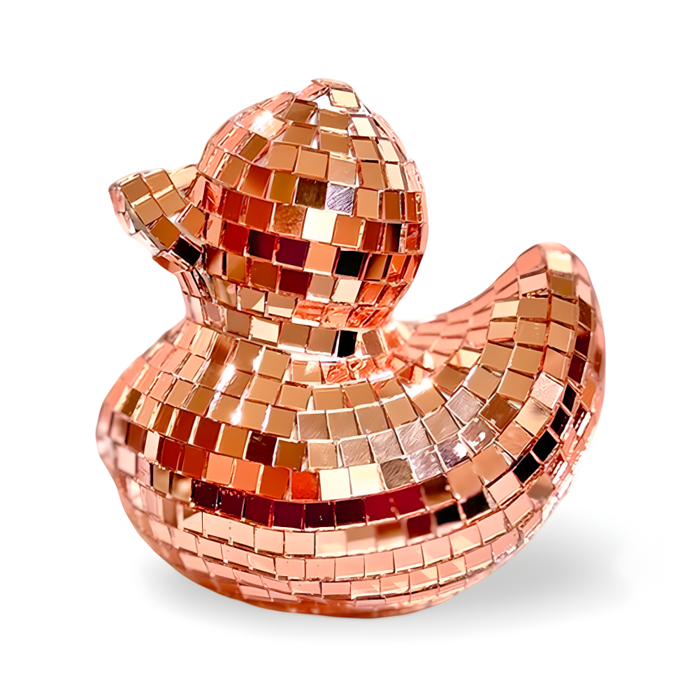 Enten - Disco Ball Spiegel-Deko aus Mosaikglas