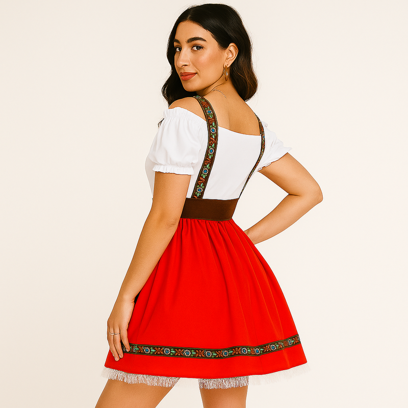 Damen Dirndl mit Carmen-Ausschnitt