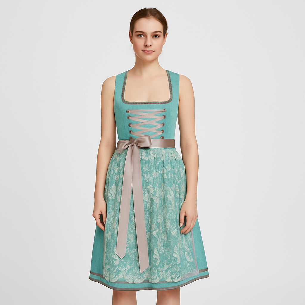 Damen Dirndl mit Schnürung
