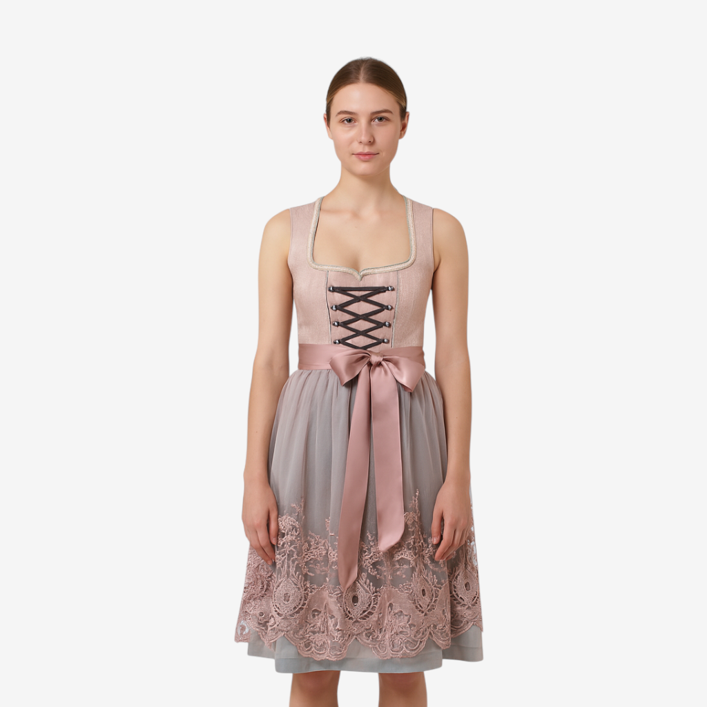 Damen Dirndl mit Schnürung