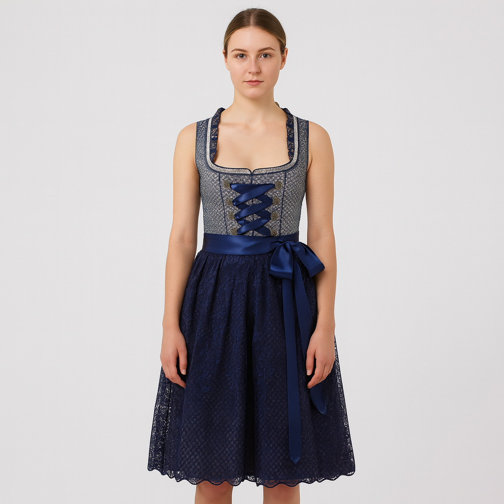 Damen Dirndl mit Schnürung