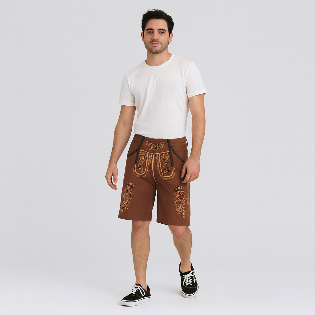Kurze Trachtenlederhose für Herren