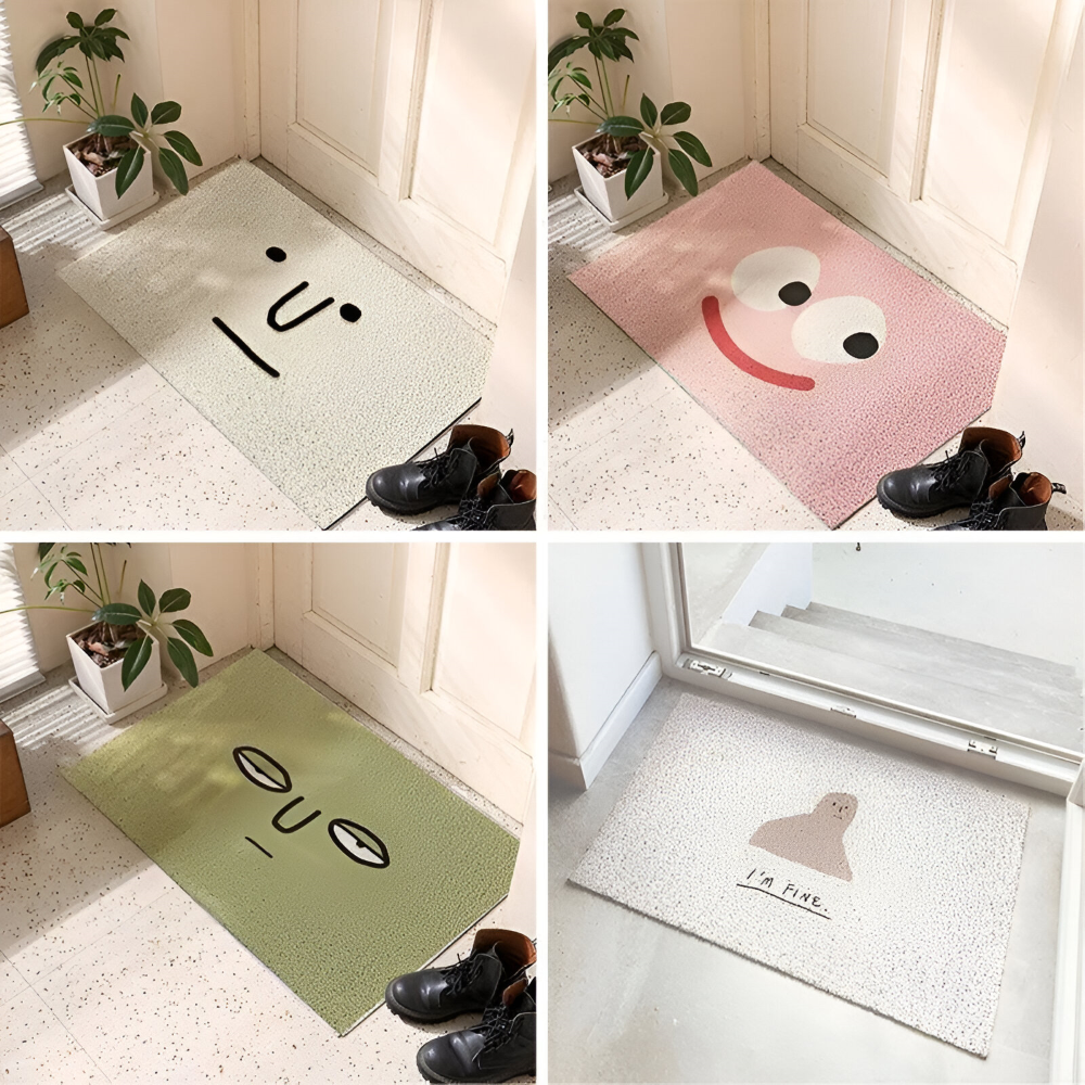 Cheeky - Fussmatte - PVC Fußmatte Smiley 40x60 cm