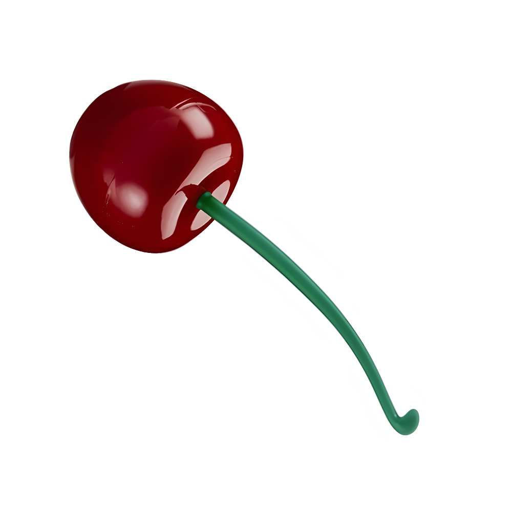 CherryFresh - Stylische Toilettenbürste und Halter für Mühelose Reinigung