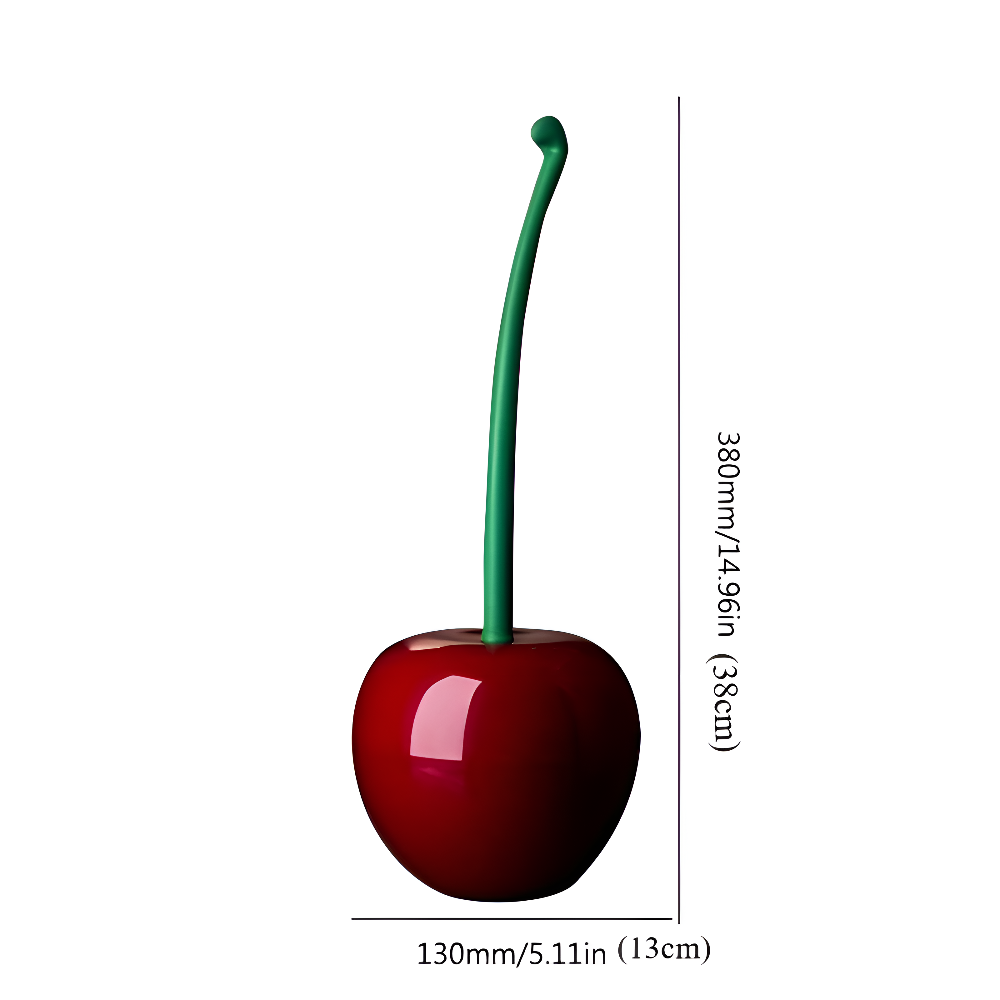 CherryFresh - Stylische Toilettenbürste und Halter für Mühelose Reinigung