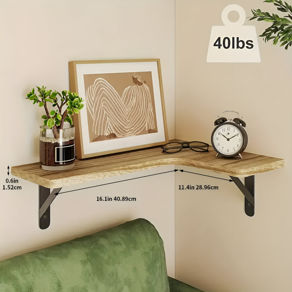 Chic Corner Holzregal - 3/5 Stück Sets Multifunktionale Rustikale Dekoration für Jeden Raum