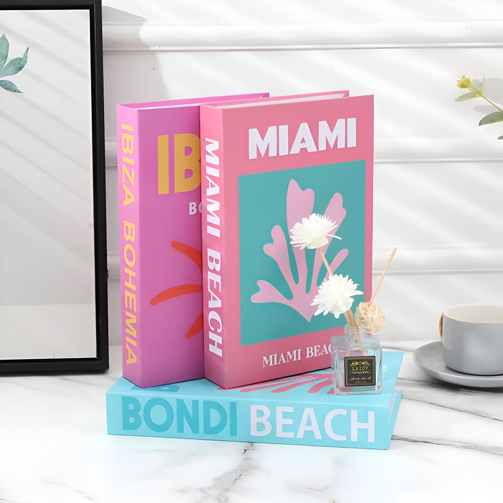 ChicFaux - Deko Bücher Box für Couchtisch & Regal mit