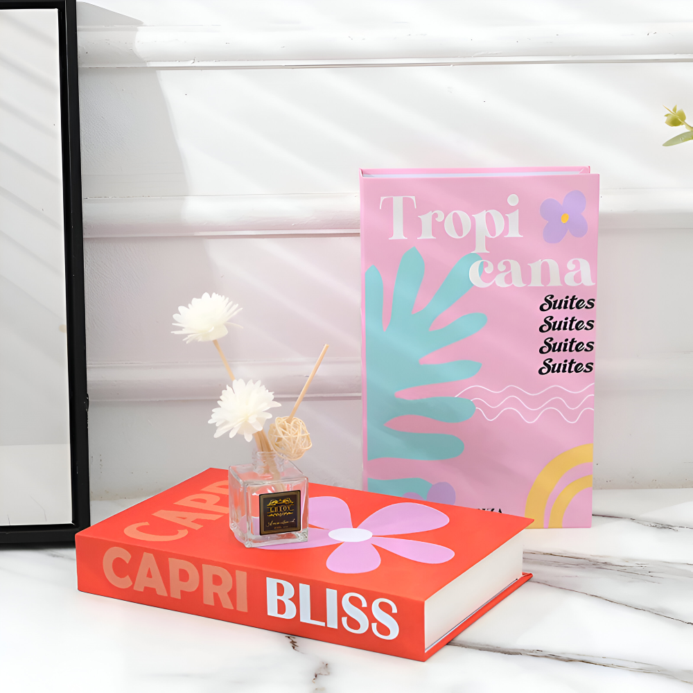 ChicFaux - Deko Bücher Box für Couchtisch & Regal mit