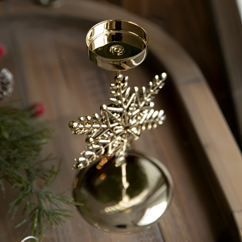 Cierge - Stand - Vintage Kerzenhalter Weihnachten Metall