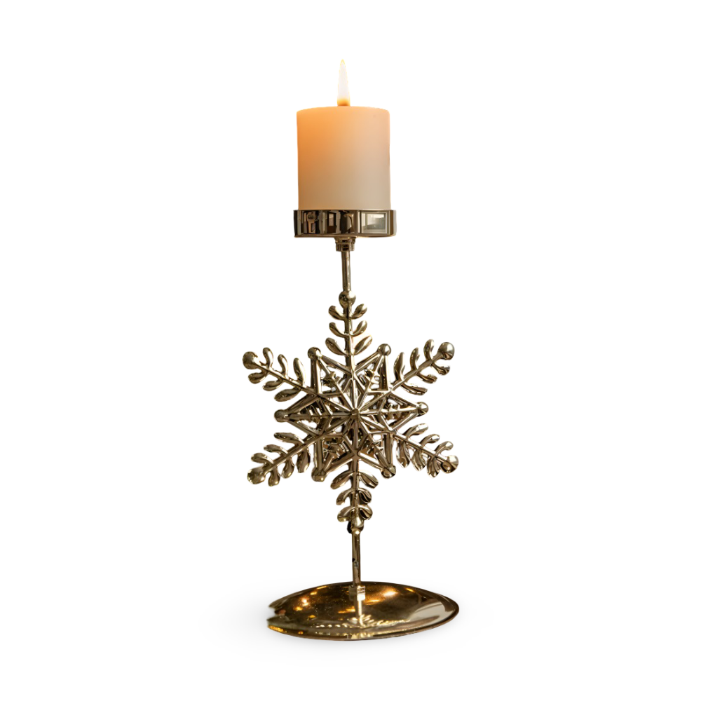 Cierge - Stand - Vintage Kerzenhalter Weihnachten Metall