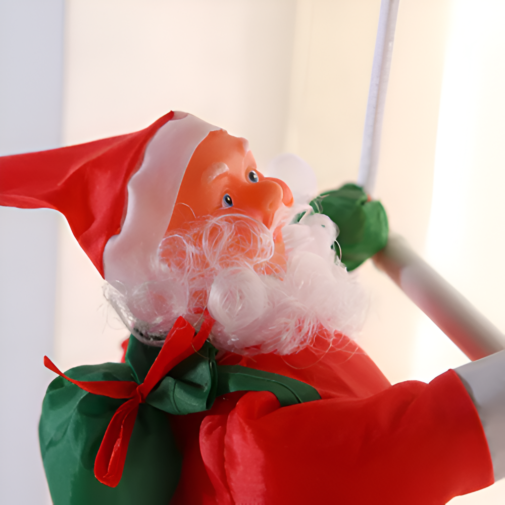 ClamberSanta - Weihnachtsmann Kletterleiter Hängedeko aus