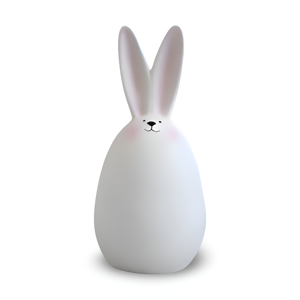 Osterhasen - Figuren weiß minimalistisch