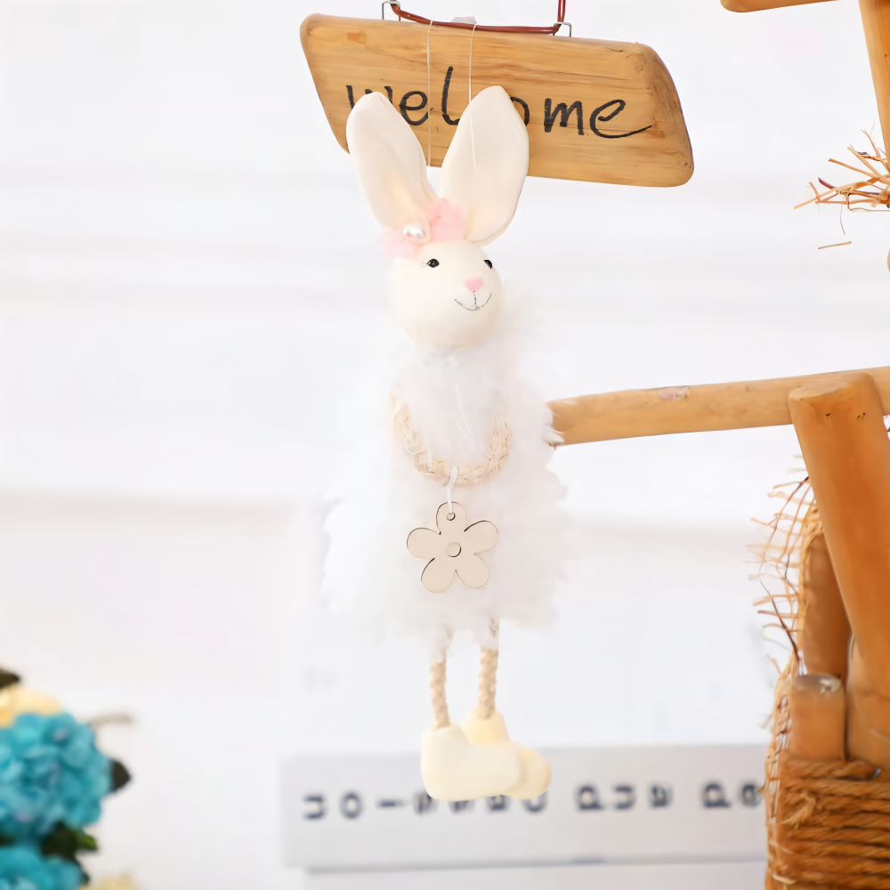 ConyDolly - Hängende Osterdeko Hasenpuppe aus Vliesstoff
