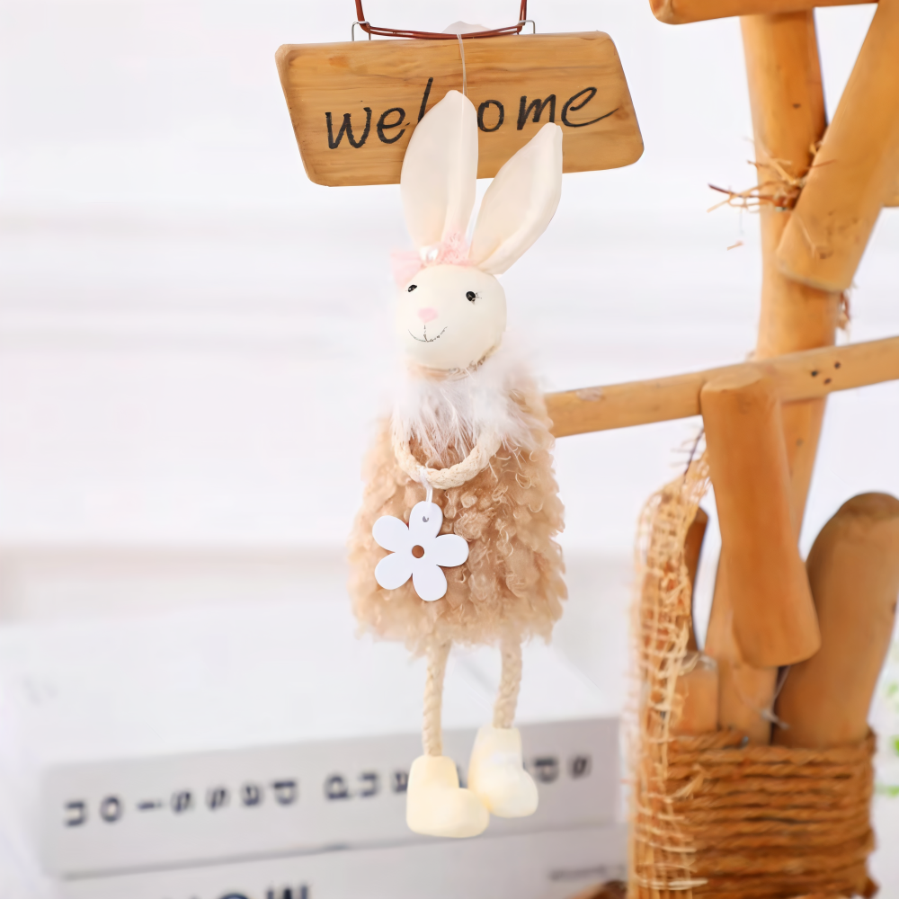 ConyDolly - Hängende Osterdeko Hasenpuppe aus Vliesstoff