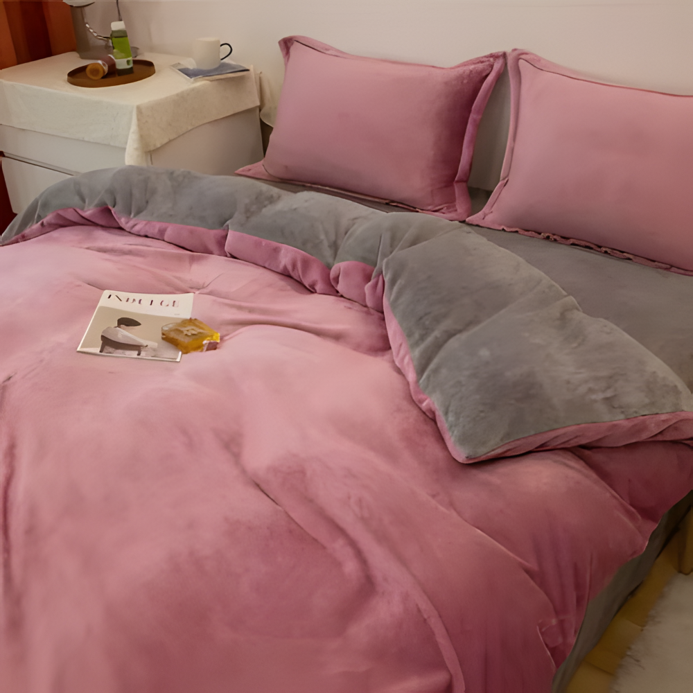 Flanell - Bettbezug warm & weich