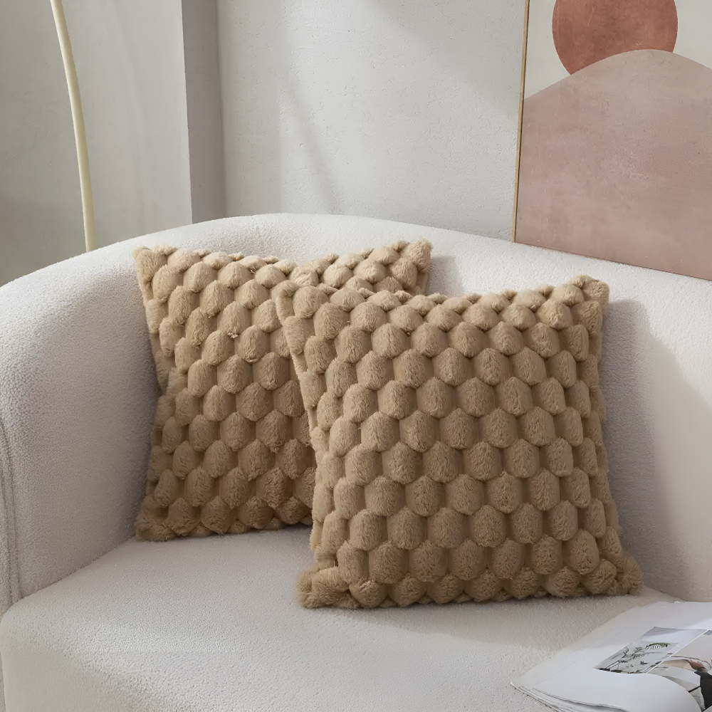CozyWeave - Flauschiger Kissenbezug 50x50 cm extra weich