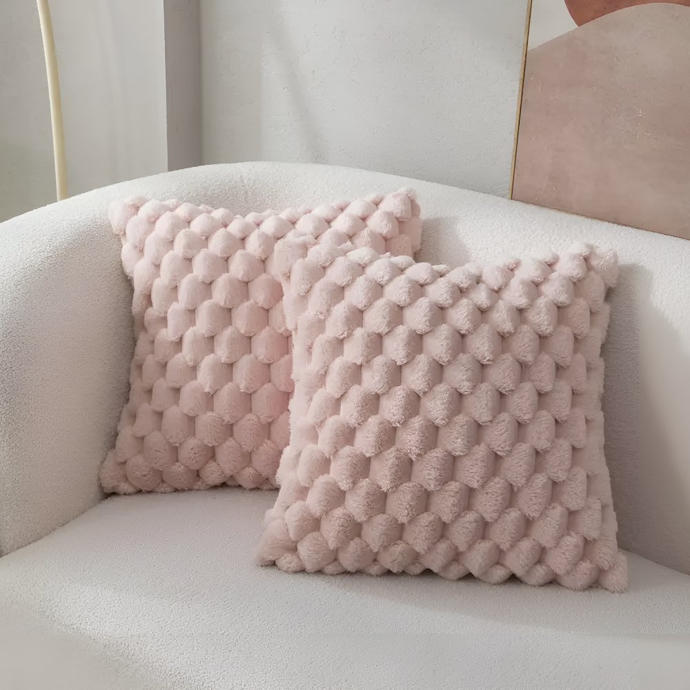 CozyWeave - Flauschiger Kissenbezug 50x50 cm extra weich