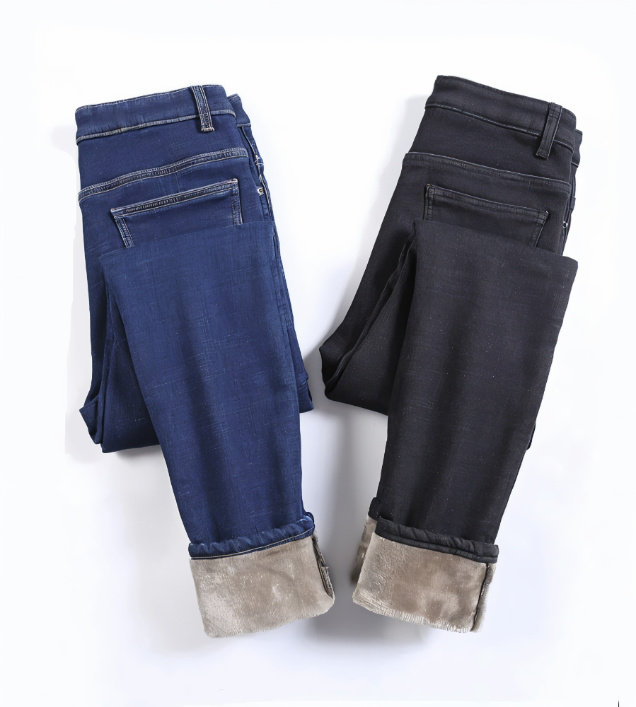 Thermo - Leggings Damen High Waist mit Sherpa-Futter