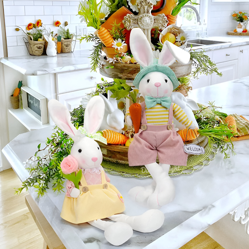 CushBunnie - Osterhase Plüschtier Deko ultraweich