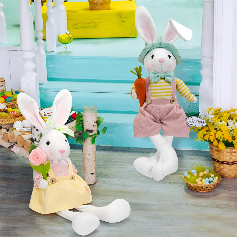 CushBunnie - Osterhase Plüschtier Deko ultraweich