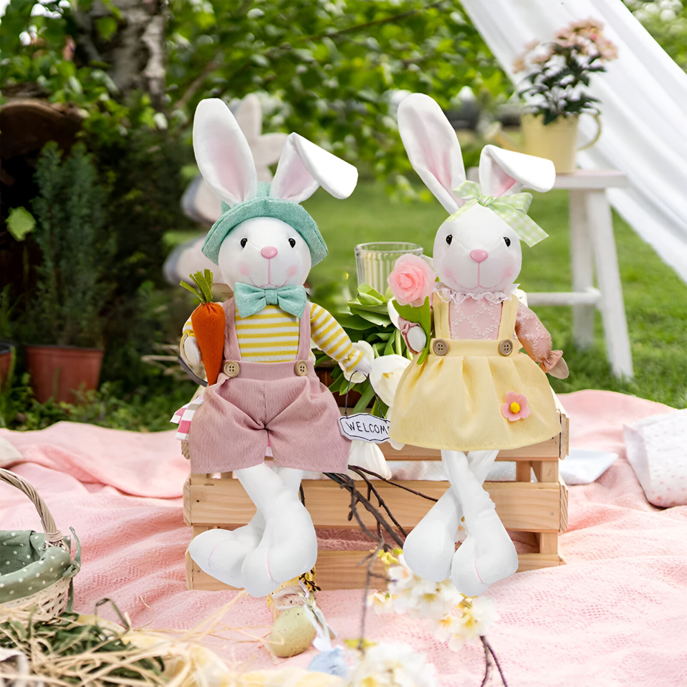 CushBunnie - Osterhase Plüschtier Deko ultraweich