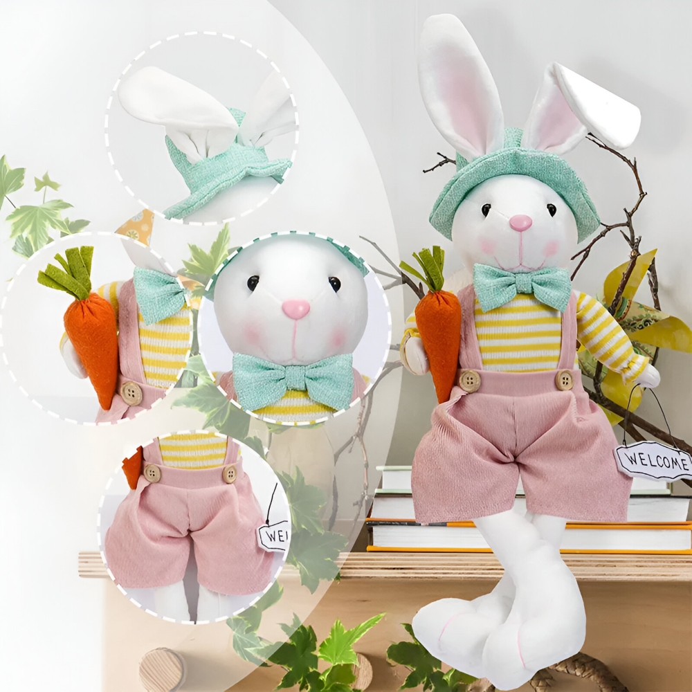 CushBunnie - Osterhase Plüschtier Deko ultraweich