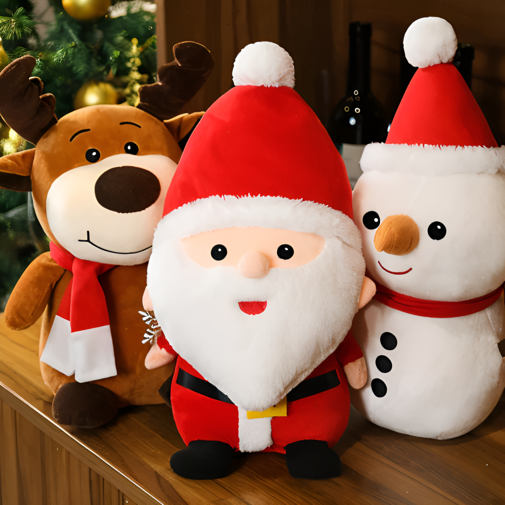 CushyChum - Weihnachts Plüschtier Set ultraweich: