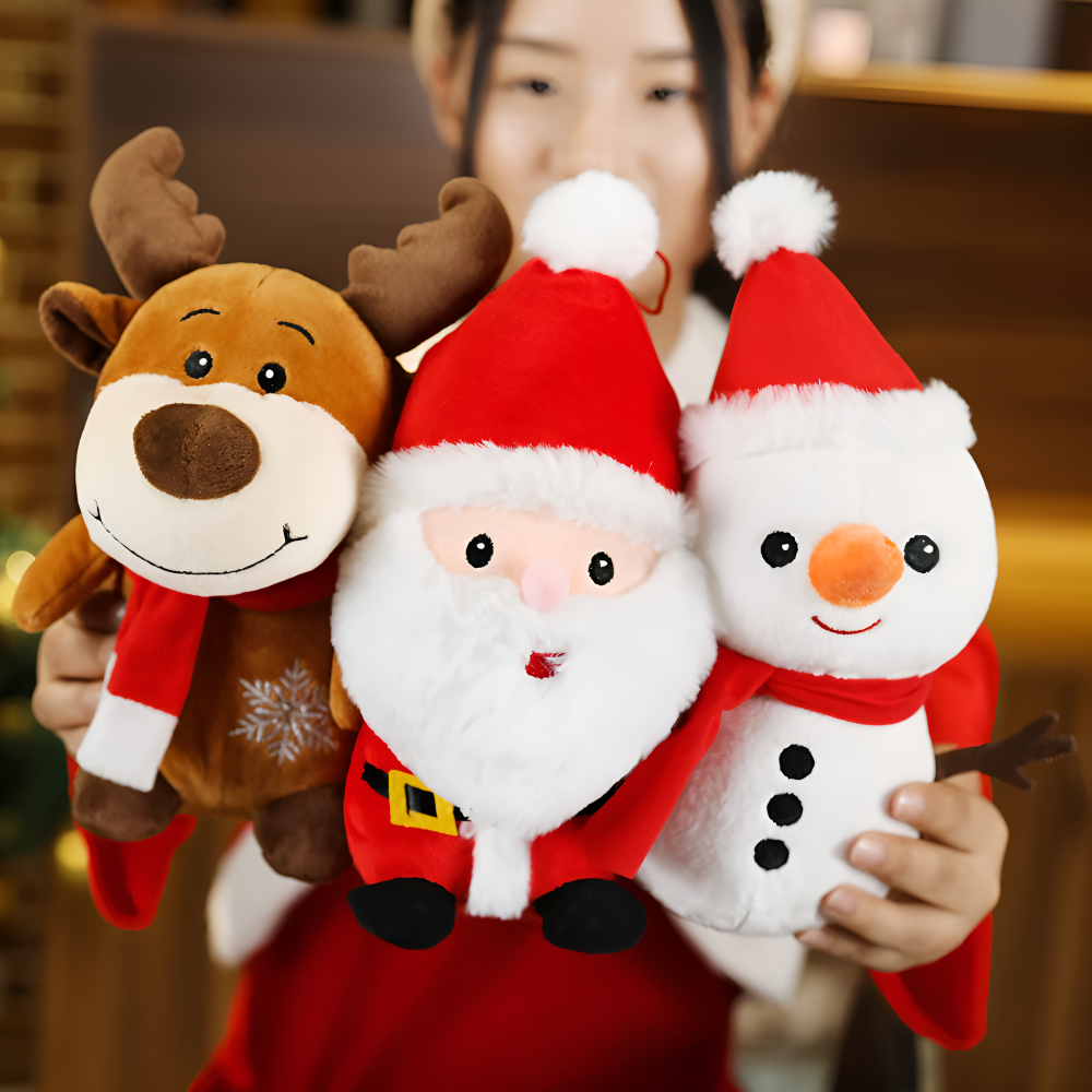 CushyChum - Weihnachts Plüschtier Set ultraweich:
