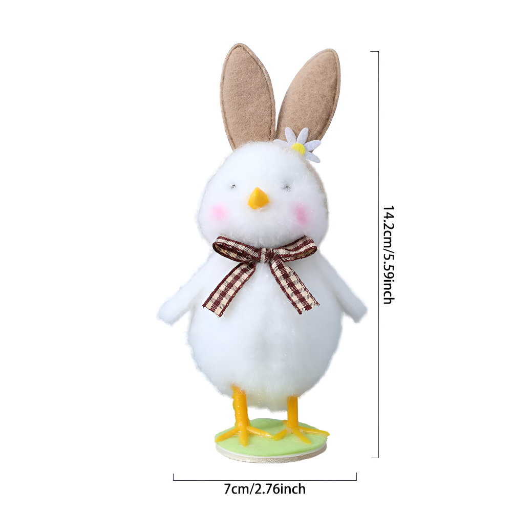 Plüsch - Osterküken mit Hasenohren im Schlupfei-Design