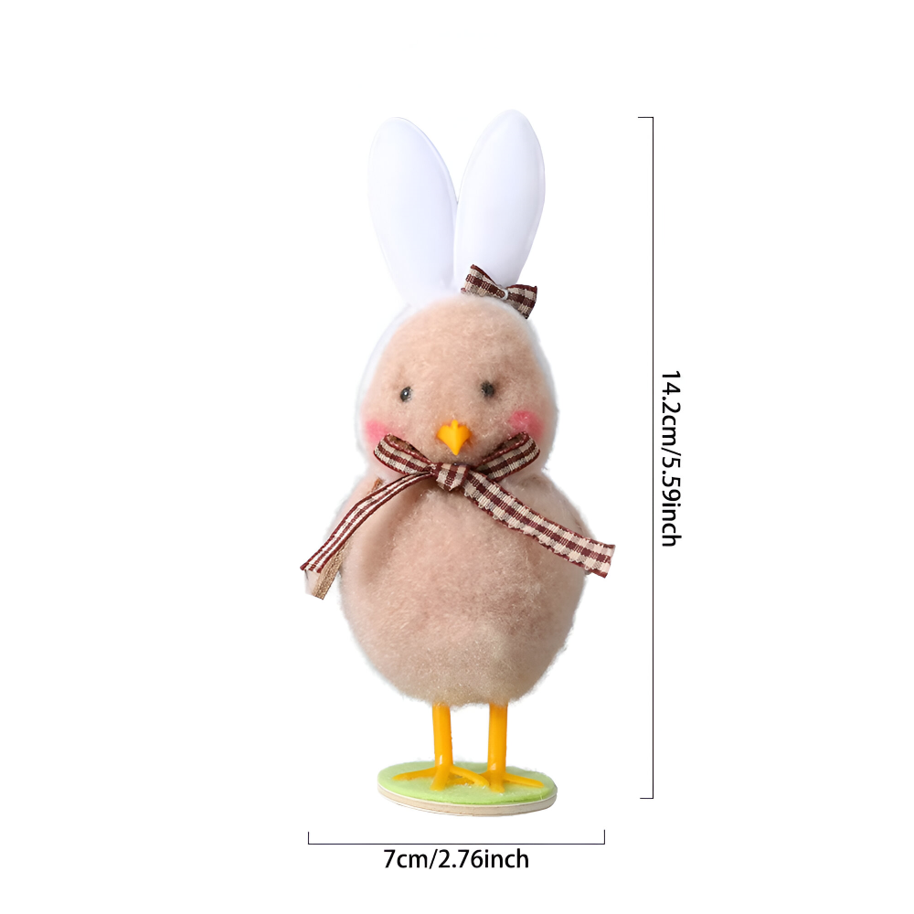 Plüsch - Osterküken mit Hasenohren im Schlupfei-Design